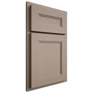 Shiloh Cabinetry Partial Overlay Scottsdale White Oak Quarter Sawn Whitewash Door