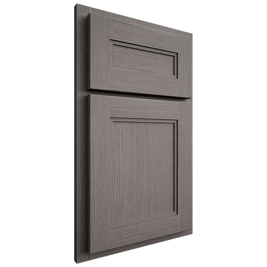 Shiloh Cabinetry Partial Overlay Scottsdale White Oak Rift Cut Flagstone Door
