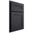 Shiloh Cabinetry Partial Overlay Scottsdale White Oak Rift Cut Harbor Door