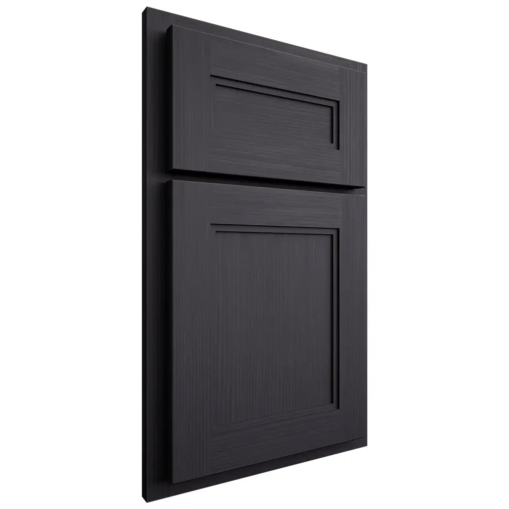 Shiloh Cabinetry Partial Overlay Scottsdale White Oak Rift Cut Harbor Door