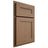 Shiloh Cabinetry Partial Overlay Scottsdale White Oak Rift Cut Medium Door