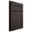 Shiloh Cabinetry Partial Overlay Scottsdale White Oak Rift Cut Morel Door