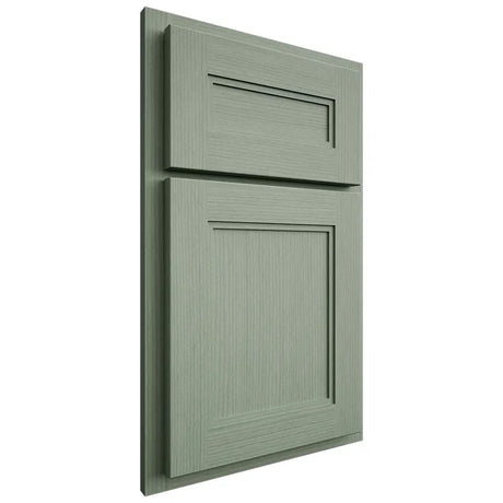 Shiloh Cabinetry Partial Overlay Scottsdale White Oak Rift Cut Moss Door