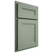 Shiloh Cabinetry Partial Overlay Scottsdale White Oak Rift Cut Moss Door