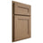 Shiloh Cabinetry Partial Overlay Scottsdale White Oak Rift Cut Natural Door