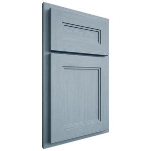 Shiloh Cabinetry Partial Overlay Scottsdale White Oak Rift Cut Sky Door