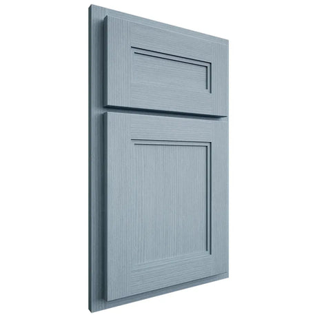 Shiloh Cabinetry Partial Overlay Scottsdale White Oak Rift Cut Sky Door