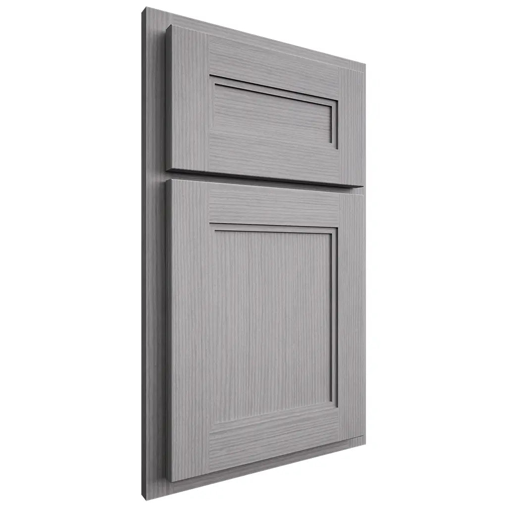Shiloh Cabinetry Partial Overlay Scottsdale White Oak Rift Cut Stratus Door