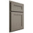 Shiloh Cabinetry Partial Overlay Scottsdale White Oak Rift Cut Thyme Door