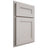 Shiloh Cabinetry Partial Overlay Scottsdale One Paintable Amazing Gray Door