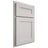 Shiloh Cabinetry Partial Overlay Scottsdale One Paintable Beige Door