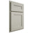Shiloh Cabinetry Partial Overlay Scottsdale One Paintable Clary Sage Door