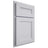 Shiloh Cabinetry Partial Overlay Scottsdale One Paintable Upward Door