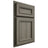 Shiloh Cabinetry Partial Overlay Shelby Hickory Plain Cut Thyme Door