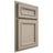 Shiloh Cabinetry Partial Overlay Shelby Maple Plain Cut Pebble Door
