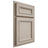 Shiloh Cabinetry Partial Overlay Shelby Poplar Plain Cut Seagull Door