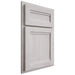 Shiloh Cabinetry Partial Overlay Somerset Alder Plain Cut Cotton Door