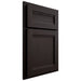 Shiloh Cabinetry Partial Overlay Somerset Alder Plain Cut Espresso Door