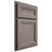 Shiloh Cabinetry Partial Overlay Somerset Alder Plain Cut Stonehenge Door