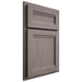 Shiloh Cabinetry Partial Overlay Somerset Alder Plain Cut Stonehenge Door