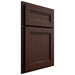Shiloh Cabinetry Partial Overlay Somerset Alder Plain Cut Umber Door