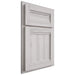 Shiloh Cabinetry Partial Overlay Somerset Hickory Plain Cut Cotton Door