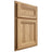 Shiloh Cabinetry Partial Overlay Somerset Hickory Plain Cut Natural Door