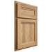 Shiloh Cabinetry Partial Overlay Somerset Hickory Plain Cut Natural Door