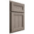 Shiloh Cabinetry Partial Overlay Somerset Hickory Plain Cut Sterling Door