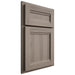 Shiloh Cabinetry Partial Overlay Somerset Hickory Plain Cut Sterling Door