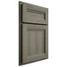 Shiloh Cabinetry Partial Overlay Somerset Hickory Plain Cut Thyme Door