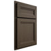 Shiloh Cabinetry Partial Overlay Somerset Maple Plain Cut Perfect Brown Door
