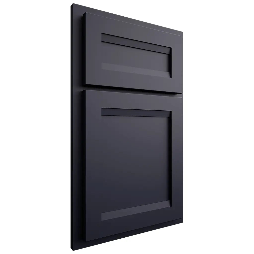 Shiloh Cabinetry Partial Overlay Somerset Paintable Hale Navy Door