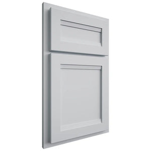 Shiloh Cabinetry Partial Overlay Somerset Paintable Niebla Azul Door