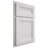 Shiloh Cabinetry Partial Overlay Somerset Paintable Pure White Door