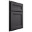 Shiloh Cabinetry Partial Overlay Somerset Poplar Plain Cut Cadet Door