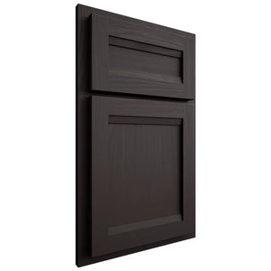 Shiloh Cabinetry Partial Overlay Somerset Poplar Plain Cut Carbon Door
