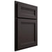 Shiloh Cabinetry Partial Overlay Somerset Poplar Plain Cut Carbon Door