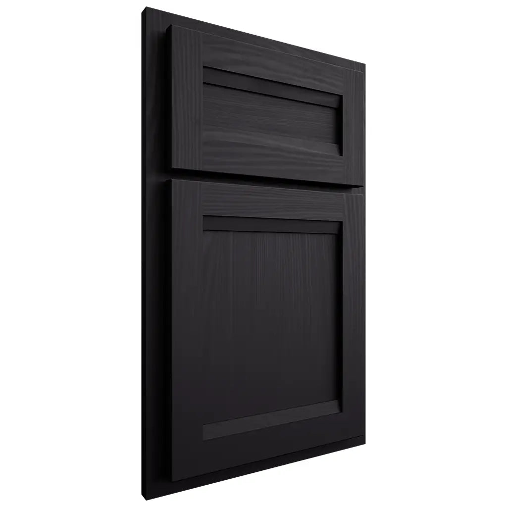 Shiloh Cabinetry Partial Overlay Somerset Poplar Plain Cut Harbor Door