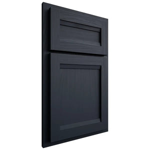 Shiloh Cabinetry Partial Overlay Somerset Poplar Plain Cut Hudson Door