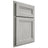 Shiloh Cabinetry Partial Overlay Somerset Poplar Plain Cut Stratus Door