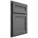 Shiloh Cabinetry Partial Overlay Somerset Red Oak Plain Cut Cadet Door
