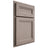 Shiloh Cabinetry Partial Overlay Somerset Red Oak Plain Cut Sterling Door