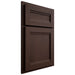 Shiloh Cabinetry Partial Overlay Somerset Walnut Plain Cut Bison Door