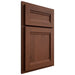 Shiloh Cabinetry Partial Overlay Somerset Walnut Plain Cut Rye Door