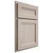 Shiloh Cabinetry Partial Overlay Somerset Walnut Plain Cut Seagull Door