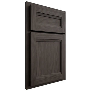 Shiloh Cabinetry Partial Overlay Somerset White Oak Plain Cut Creekside Door