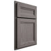Shiloh Cabinetry Partial Overlay Somerset White Oak Plain Cut Flagstone Door
