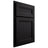 Shiloh Cabinetry Partial Overlay Somerset White Oak Plain Cut Ink Door
