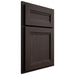Shiloh Cabinetry Partial Overlay Somerset White Oak Plain Cut Morel Door
